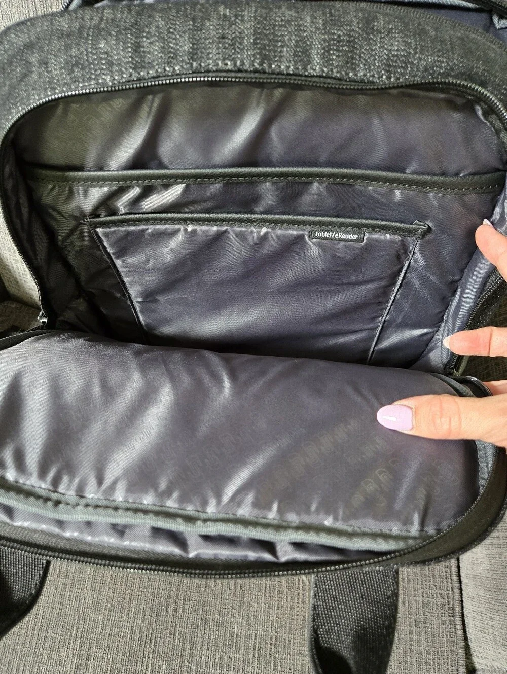 Solo Crosby Black Denim Backpack